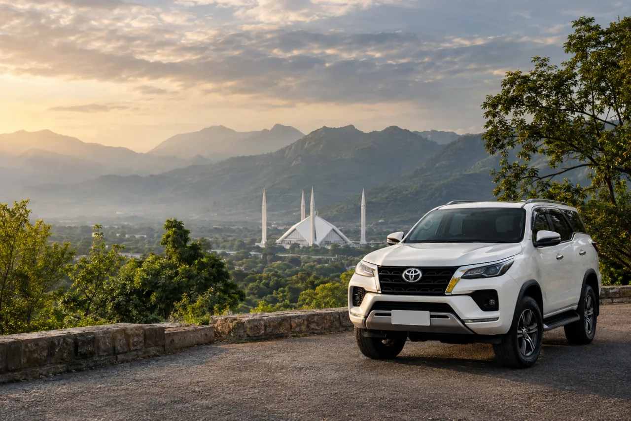 Travel scene inspired by Islamabad & the Margalla Hills